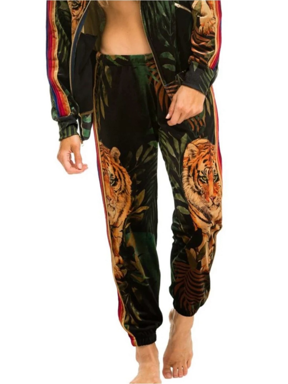 Rare Classic Velvet Sweatpants in Tiger
